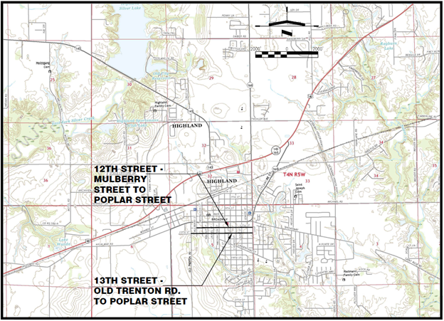 Street Resurfacng Begins June 29, 26 MAP